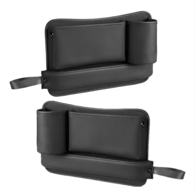 Caja de almacenamiento lateral asiento de coche receptor de huecos bolsillo de relleno organizador automático portavasos Foto 1 de 4