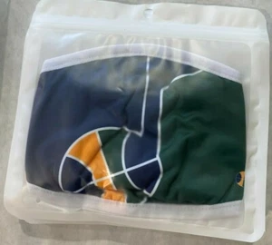 NBA UTAZ JAZZ Reusable, Washable Face Mask made with 100% Cotton - Picture 1 of 2