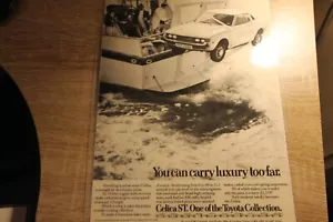Original magazine advert: TOYOTA CELICA ST 1.6 litre laminated wall-art - Picture 1 of 1