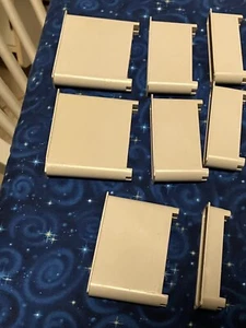 ATLAS HO SCALE SLOT CAR TRACK (8) GREY PIERS & (2) 9" straight track pieces - Picture 1 of 2