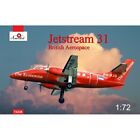 Amodel 72238 Plastic model airplane kit Scale 1:72 Jetstream 31 British airliner