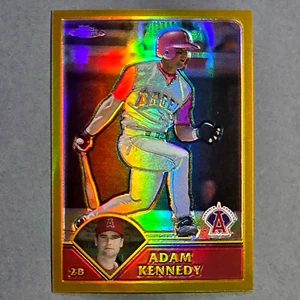 2003 Topps Chrome #159 Adam Kennedy- Gold Refractor #d/449 -Angels - Picture 1 of 2