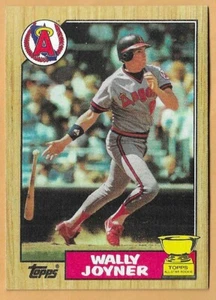NOVATO WALLY JOYNER ANGELS #80 - TOPPS CASI NUEVO - MONTADO 1987 - Imagen 1 de 2