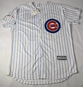 Majestic Schwarber CHICAGO CUBS 2019 MLB150 Patch Baseball JERSEY Sz M NWT - Picture 1 of 11