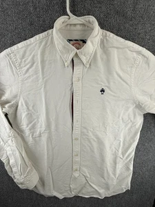 Brooks Brothers Oxford OCBD Algodón Abotonado Grande Blanco Hombres Negocios Sólido - Imagen 1 de 18