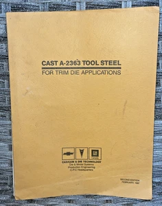 CAST A-2363 Tool Steel for Trim Die Applications Manual CAD/CAM & Die Technology - Picture 1 of 12