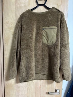 Engineered одежды коричневый флис куртка XL груди карман мягкой ткани #EL ZCA - Изображение 1 из 3