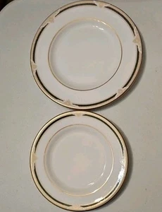 Juego de 2 platos de ensalada ROYAL Doulton Forsyth y juego de 2 platos de pan - Imagen 1 de 4