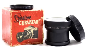 SPIRATONE CURVATAR AUXILIARY CAMERA LENS WITH 52MM LENS ADAPTER FOR NIKON LENSES - Picture 1 of 6
