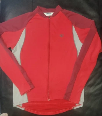 Pearl Izumi Long Sleeve Full Zip Cycling Jersey Size M w/ Pockets Active Outdoor - Image 1 of 4
