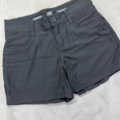 Shorts Prana Feminino 0 Halle II Ajuste Padrão Desempenho Nylon Absorção de Umidade - Imagem 1 de 4