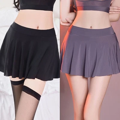 Minirock Nylon Transparent 1 Stück Eine Linie Freie Größe Frauen Weiblich - Bild 1 von 4