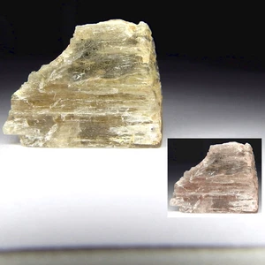 33ct Color Change Petalite Natural Unheated Rough Crystal Spar Facet Grade Burma - Picture 1 of 9