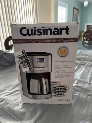 Cuisinart DCC-3850TG 12-Cup Programmable Thermal Coffeemaker - Silver - Image 1 of 4