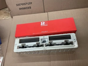 RIVAROSSI HO SCALE LOG CAR WAGON SET 2X WEYERHAEUSER TIMBER CO CARS W/LOGS ! - Picture 1 of 6