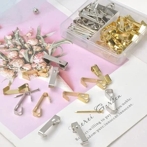 Picture Hanging Hooks 184Pcs Picture Hanging Kit Including 20Lb/30Lb/50Lb Ha 2BB - Picture 1 of 7