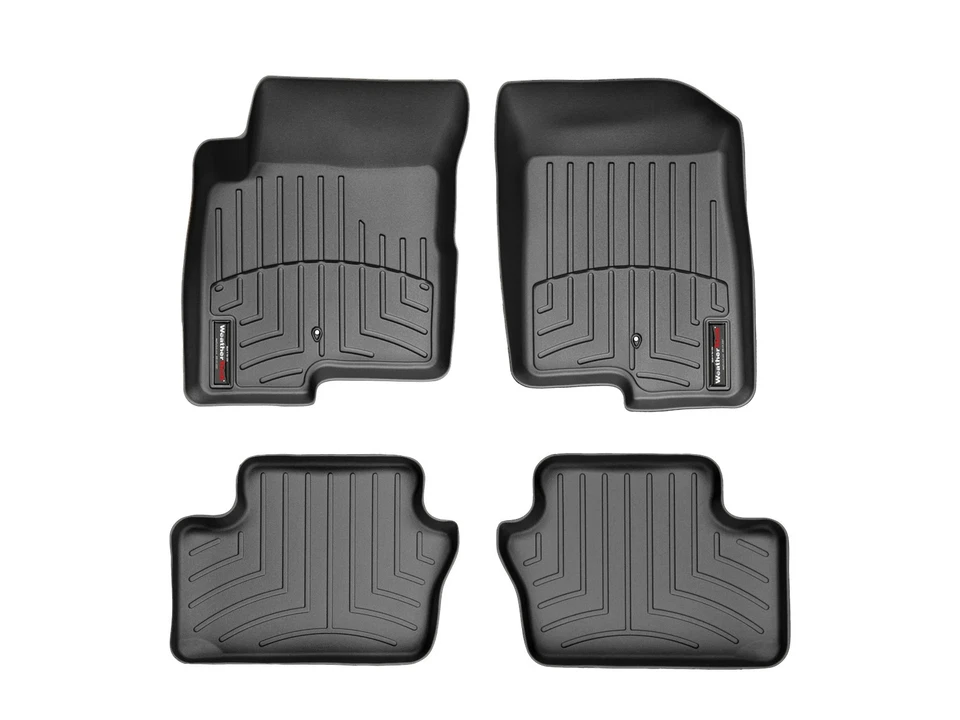 Forro de piso WeatherTech para Dodge Caliber 2007-2012 - primera y segunda fila, negro Foto 1 de 4
