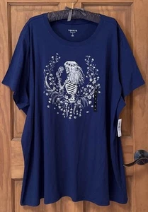 TORRID TEE SHIRT BAUMWOLLE KURZARM OBERTEIL BLUSE T SHIRT 4 4X 4XL 26 NEU - Bild 1 von 6
