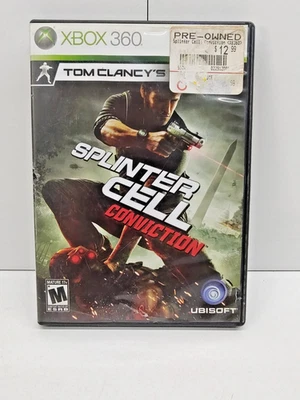 Tom Clancy's Splinter Cell: Conviction Microsoft Xbox 360 Complete With Manual - Image 1 of 4