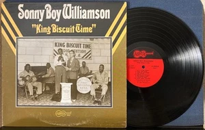 SONNY BOY WILLIAMSON KING BISCUIT TIME~NM 1970 ARHOOLIE REISSUE LP~CHICAGO BLUES - Foto 1 di 3