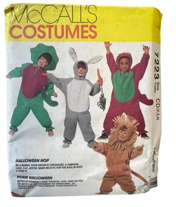 McCalls Halloween Kostüm Schnittmuster 7223 für Kinder Größen 2-4 - Bild 1 von 2