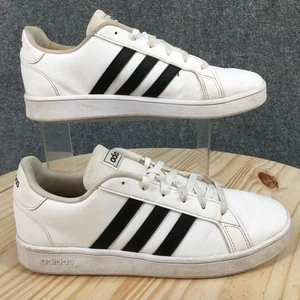 Adidas Zapatilla Juvenil 6 Blanca Grand Court Punta Redonda Con Cordones Informal Cuero EF0103 - Imagen 1 de 19