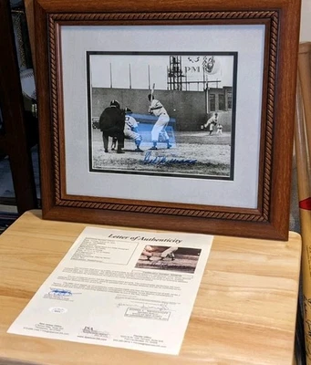 Ted Williams Boston Red Sox Signed Framed Photo JSA Full Letter - Image 1 of 4