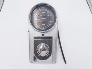 Strumento Del Tachimetro Dual 7005KM Harley 00-06 Softail Con Chiave - Picture 1 of 8