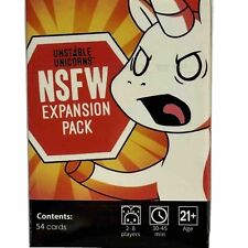 🦄UNstable Unicorns NSFW EXPANSION PACK Card Game+BONUSPACK‼️UNCUT Unicorns🦄