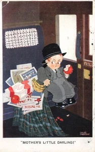 1927 CHLOE PRESTON Mother's Little Darling Humour postcard - Picture 1 of 2