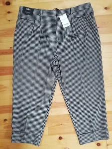 BEAUTIFUL BNWT NEXT TAILORING CHECK TAPER TROUSERS.. SIZE 20 R..LAGENLOOK - Picture 1 of 2