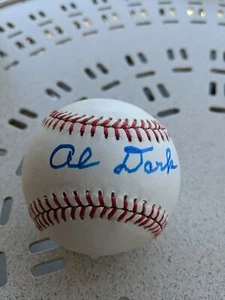 AL DARK Autograph Signed Official NL Baseball COA JSA W/Holder GIANTS - Picture 1 of 5
