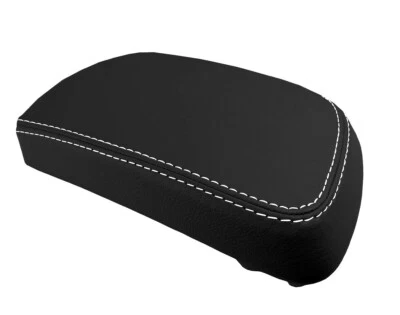 Tapa de consola de PVC para Toyota Yaris 2008-2011 con puntada blanca Foto 1 de 4