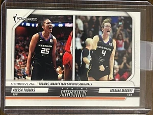 2024 Panini Instant WNBA #237 Alyssa Thomas Marina Mabrey Connecticut Sun - Picture 1 of 2