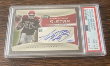 2007 SAGE Aspire 5-star ADRIAN PETERSON  /25 Auto Rc #A-12 PSA 8 HOF GOAT rookie