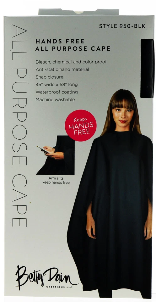 Betty Dain Hands All Purpose Cape 45x58