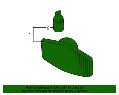 Lámpara marcadora lateral izquierda SUZUKI FORENZA WAGON 2004-2008 Z327 Foto 1 de 3