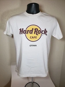 Early Y2K Authentic Hard Rock Cafe Ottowa T-Shirt Made in Canada Size Small - Picture 1 of 4
