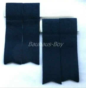 KILT HOSE SOCK FLASHES NAVY CLASSIC POINTED GENTS SCOTTISH KILTWEAR BUDGET RANGE - Picture 1 of 2