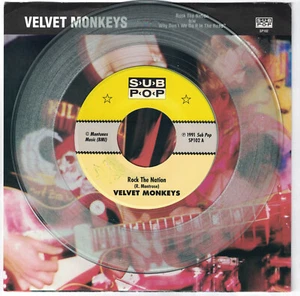 Velvet Monkeys Rock The Nation 7" Sub Pop Singles Club Ronnie Montrose Beattles - Picture 1 of 1