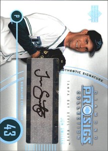 2004 UD Diamond Pro Sigs Tampa Bay Devil Rays Baseball Card #196 Jon Switzer