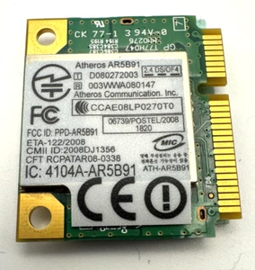 Atheros AR5B91 WiFi Card from Sony VAIO Laptop - Picture 1 of 4