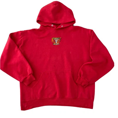 Sudadera con Capucha TREK Bicicleta Vintage L Jerzees Roja Envejecida Foto 1 de 4
