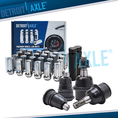 Front Upper Lower Ball Joint 24pc Lugnuts w/keys for 2002-2009 Trailblazer Envoy - Image 1 of 4
