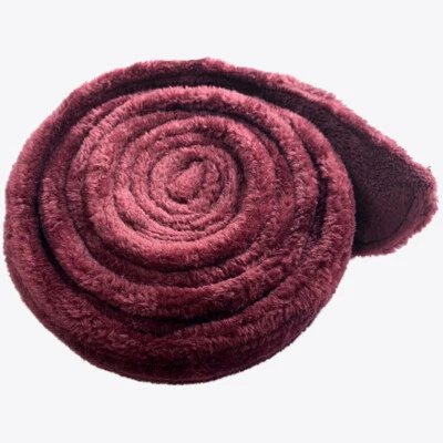 Mujeres Suave Felpa Pijama Bata Repuesto Cinturón Franela Envoltura Corbata Cintura Correa Foto 1 de 4