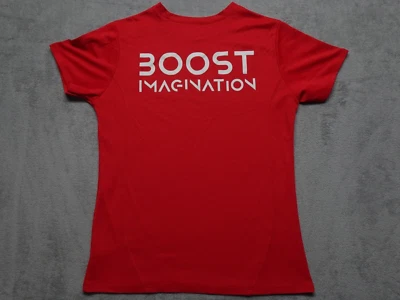Camiseta deportiva Virgin Orbit Boost Imagination para mujer Tek Athleisure mediana roja espacio Foto 1 de 4