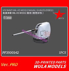 Wula Models Pf3500142 1/350 Uus Navy Mk.45 Mod2 Naval Gun Closed)