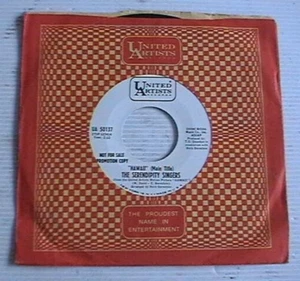 THE SERENDIPITY SINGERS HAWAII THE WISHING DOLL USA PROMO COPY RECORD 45 UNITED - Picture 1 of 3