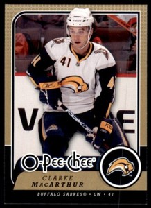 Clarke MacArthur 2008-09 O-Pee-Chee #431 Buffalo Sabres