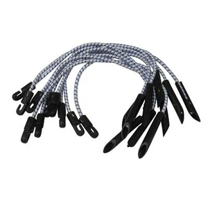 Corbatas elásticas con gancho x10 (correas de andamio para lona) - Imagen 1 de 12